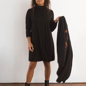 Jackson Rowe Black Turtleneck Dress